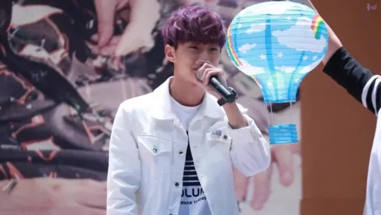 [FANCAM][150904] B1A4 Ending (Jinyoung focus) @ Incheon Fansign