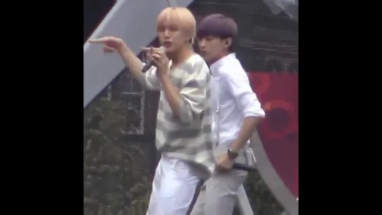 [FANCAM][150905] B1A4 @ DMCF KPOP Super Concert Rehearsal