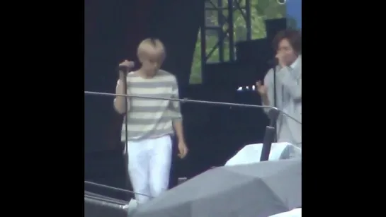 [FANCAM][150905] B1A4 @ DMCF KPOP Super Concert Rehearsal