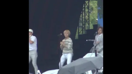 [FANCAM][150905] B1A4 @ DMCF KPOP Super Concert Rehearsal