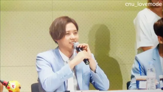 [FANCAM][150822] B1A4 (Cnu focus) @ Kyobo Hot Tracks Fansign