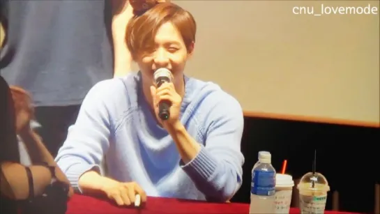 [FANCAM][150816] B1A4 (Cnu focus) @ Myeongdong Fansign