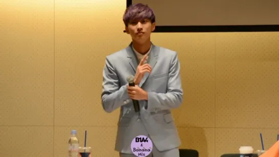 [FANCAM][150823] B1A4 (Jinyoung focus) @ Kyobo Hot Tracks Fansign