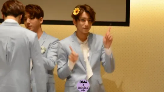 [FANCAM][150823] B1A4 (Gongchan focus) @ Kyobo Hot Tracks Fansign