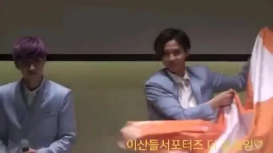 [FANCAM][150823] B1A4 (Sandeul focus) @ Kyobo Hot Tracks Fansign