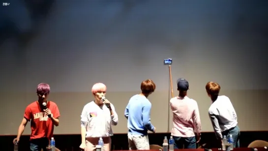 [FANCAM][150816] B1A4 (Starting) @ Myeongdong Fansign