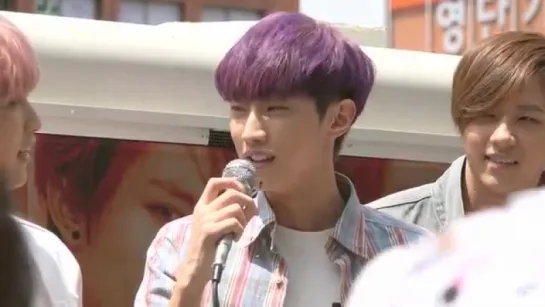 [FANCAM][150806] B1A4 (Jinyoung focus) @ Special Guerilla Concert Promotion