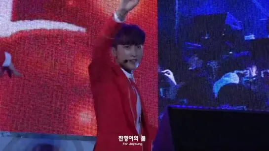 [FANCAM][150806] B1A4 - Sweet Girl (Jinyoung focus) @ Special Guerilla Concert