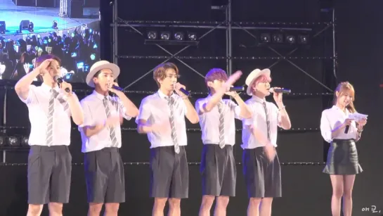 [FANCAM][150802] B1A4  - Interviews @ Seoul Land Music Festival