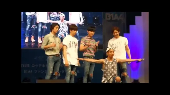 [FANCAM][150704] B1A4 @ Lotte Hotel Fanmeeting