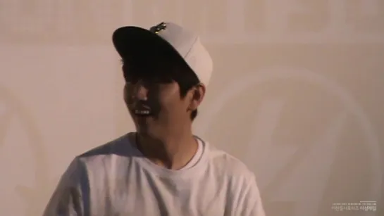 [FANCAM][150530] B1A4 (Sandeul focus) @ Hat's On Fansign