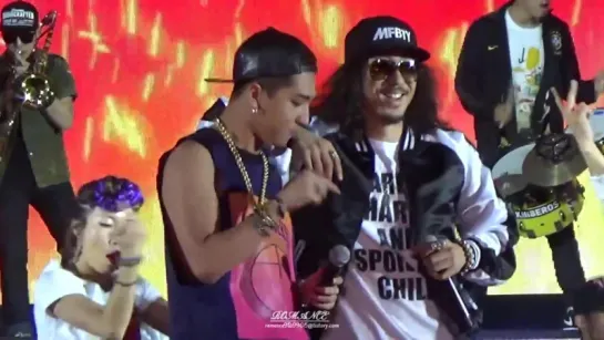 [FANCAM][150523] MFBTY feat Baro (B1A4), LE (EXID), Suga and Rapmon (BTS) Special Stage (Baro focus) @ Dream Concert