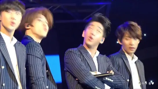 [FANCAM][150404] B1A4 - Beautiful Target + Lonely + What's Going On? (Baro focus) @ GIVE MI Challenge Festival