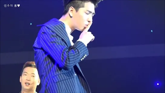 [FANCAM][150404] B1A4 Talk (Baro focus) @ GIVE MI Challenge Festival