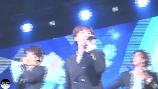 [FANCAM][150404] B1A4 - Starlight Song (Sandeul focus) @ GIVE MI Challenge Festival