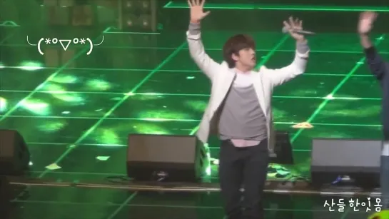 [FANCAM][150314] B1A4 - A Glass of Water (Sandeul focus) @ B1A4 ♡ BANA 2nd Fanmeeting