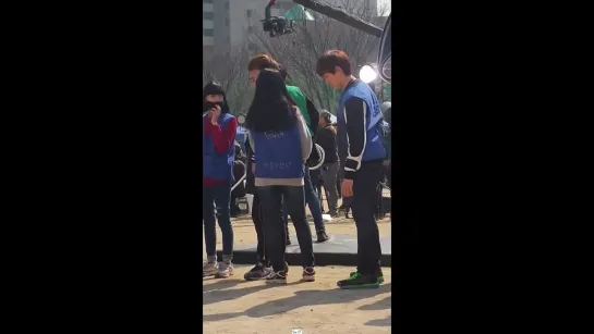 [FANCAM][150307] Sandeul @ Dream Team Recording