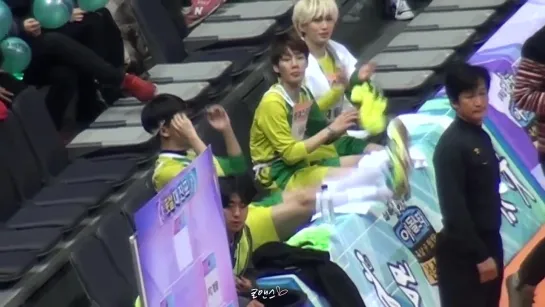 [FANCAM][150201] Baro @ Idol Star Athletics Championship