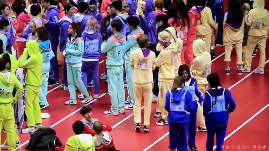 [FANCAM][150202] B1A4 and VIXX @ Idol Star Athletics Championship