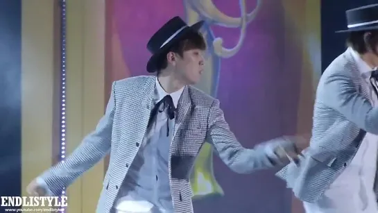 [FANCAM][150122] B1A4 - Solo Day (Sandeul focus) @ The 24th Seoul Music Awards