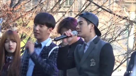 [FANCAM][150127] B1A4 (Baro focus) @ Smart Family Love Campaign