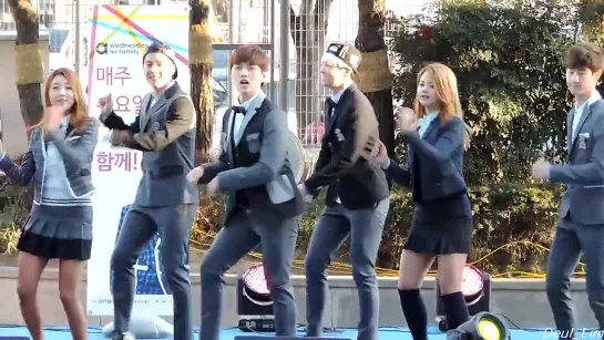 [FANCAM][150127] B1A4 (Sandeul focus) @ Smart Family Love Campaign