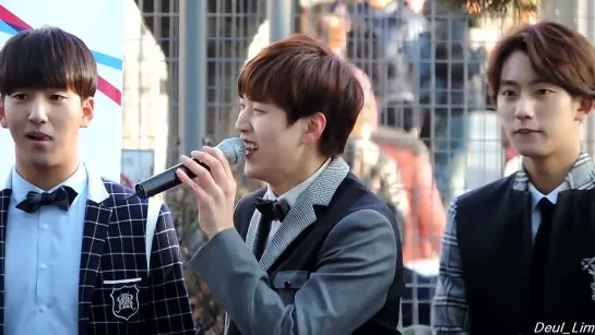 [FANCAM][150127] B1A4 (Sandeul focus) @ Smart Family Love Campaign