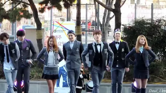 [FANCAM][150127] B1A4 (Sandeul focus) @ Smart Family Love Campaign