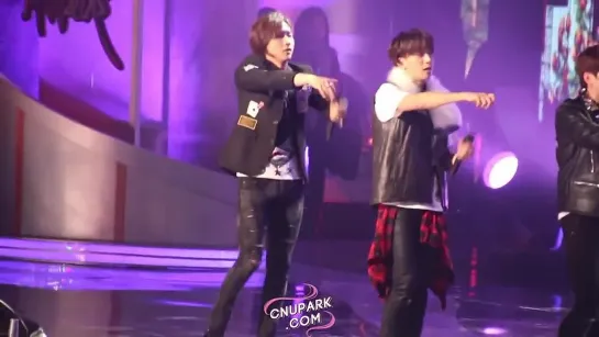 [FANCAM][150115] B1A4 - Lonely (CNU focus) @ The 29th Golden Disk Awards