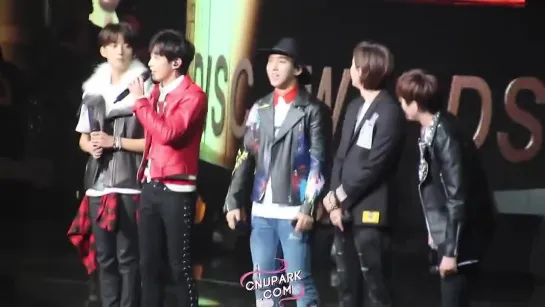 [FANCAM][150115] B1A4 - Intro (CNU focus) @ The 29th Golden Disk Awards