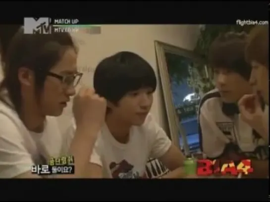 [SHOW][110803] B1A4 vs. Block B @ MTV Match Up Ep.07 (1/4)