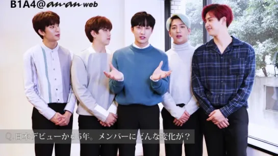 [INTERVIEW] [170331] B1A4 @ Ananweb Japan interview