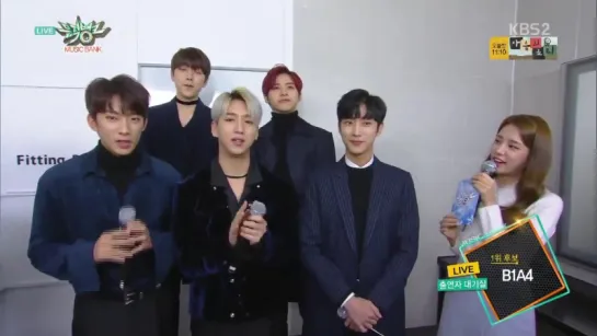 [INTERVIEW][161209] B1A4 @ KBS "Music Bank"