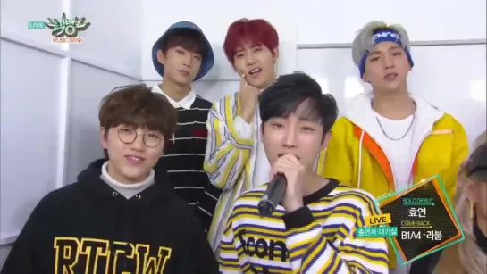 [INTERVIEW][161202] B1A4 @ KBS "Music Bank"