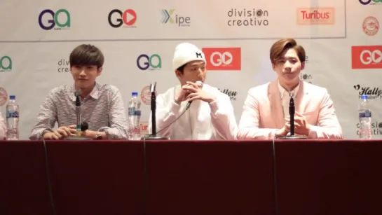 [INTERVIEW][151110] B1A4 @ "B1A4 ADVENTURE 2015" Press Conference in Mexico