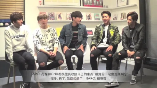 [INTERVIEW][151109] B1A4 @ Korea Star Daily Interview Part. 5