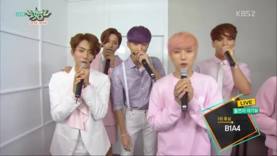 [INTERVIEW][150821] B1A4 @ KBS Music Bank Backstage Interview