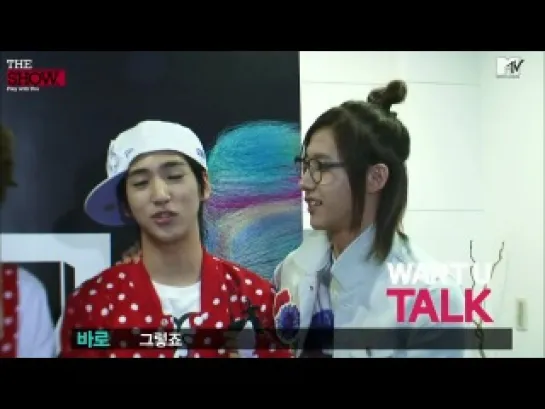 110610 MTV The Show "Want U Talk" B1A4 Cut