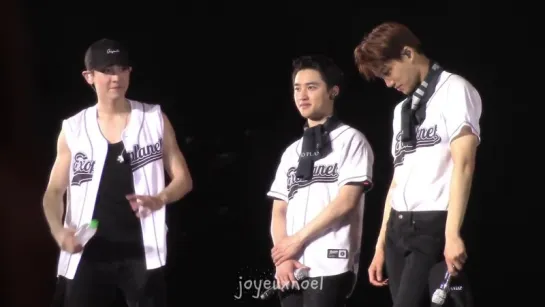 [FANCAM] 170318 EXOrDIUM Malaysia ending ment D.O. Kai Chanyeol