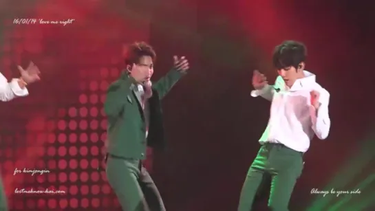 [FANCAM] 160114 #EXO #Kai @ 25th Seoul Music Awards | EXO - Love Me Right (Kai Focus)