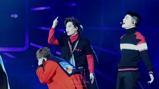 [FANCAM] 151227 #EXO #Kai @ SBS Gayo Daejun | EXO - Love Me Right (Kai Focus)