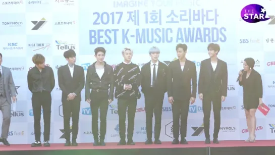 [VK][170920] Monsta X: SORIBADA BEST K-MUSIC AWARDS RED CARPET @ The STAR