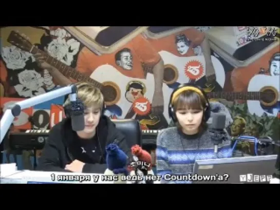 [РУСС. САБ] 131231 EXO Kai, Baekhyun @ SBS Boom's Youngstreet Radio