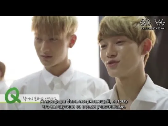 [РУСС. САБ] 131017 EXO Nature Republic BTS + Interview