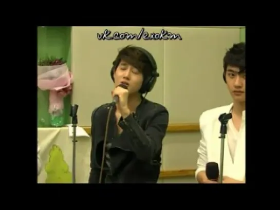 [РУСС. САБ.] EXO-K - Sukira Kiss The Radio with SuJu