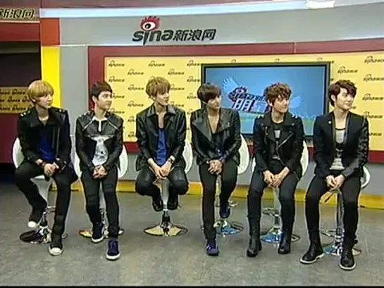 120918 EXO-K @ Sina Live Chart