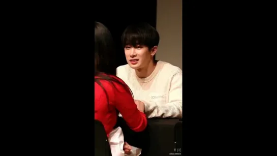 [VK][180401] MONSTA X (Wonho focus) @ Gangnam Fansign