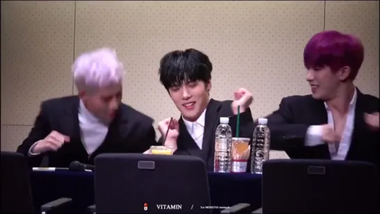 [VK][171112] MONSTA X (Wonho & Minhyuk & Jooheon focus) @ Gangnam Fansign