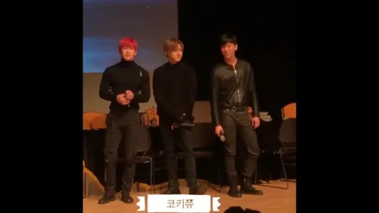 [VK][180106] MONSTA X (Wonho focus) @ Geondae Fansign