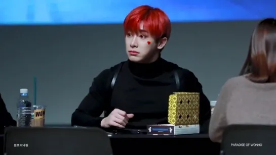 [VK][180106] MONSTA X (Wonho focus) @ Geondae Fansign